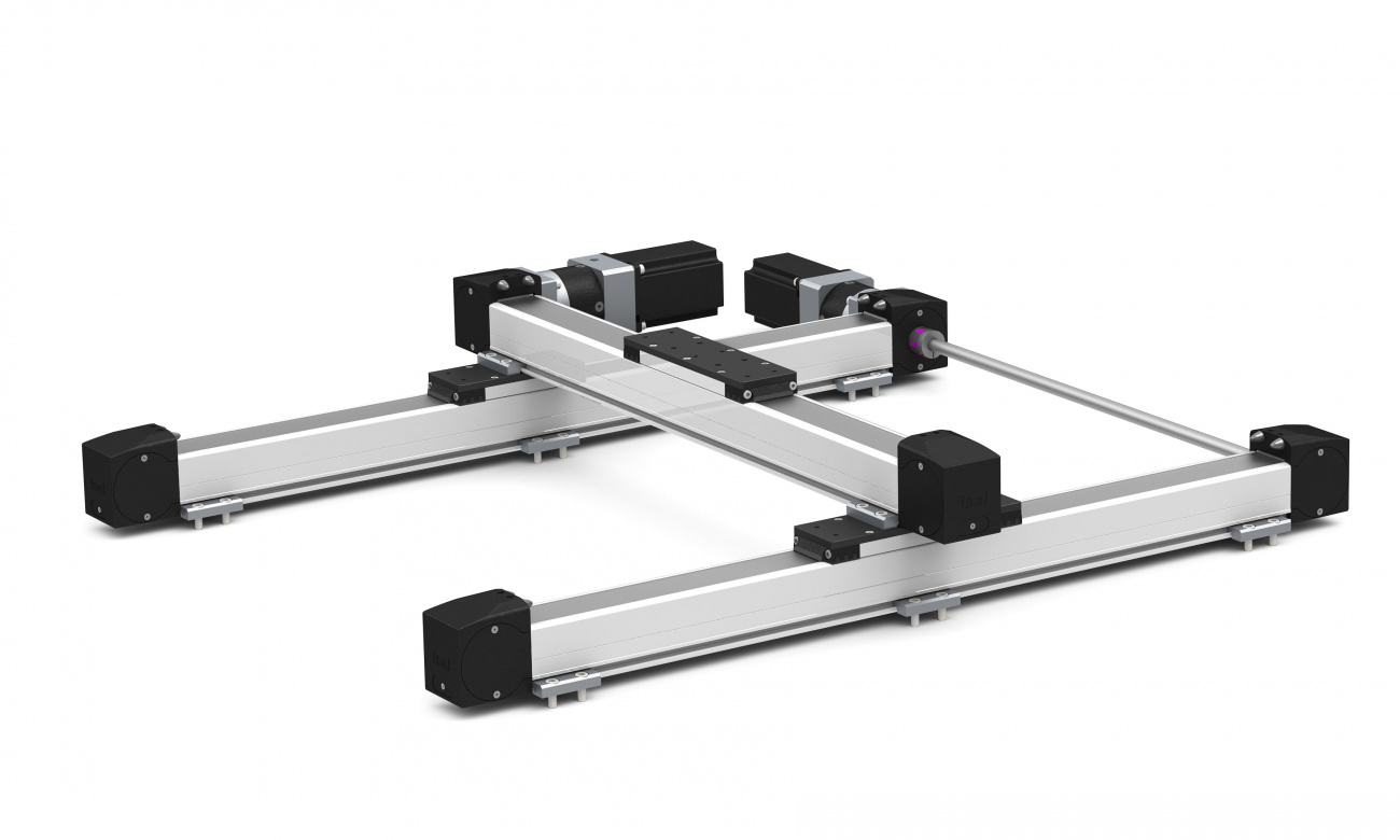 LEZ 4G Belt Actuator XY Table no base plate