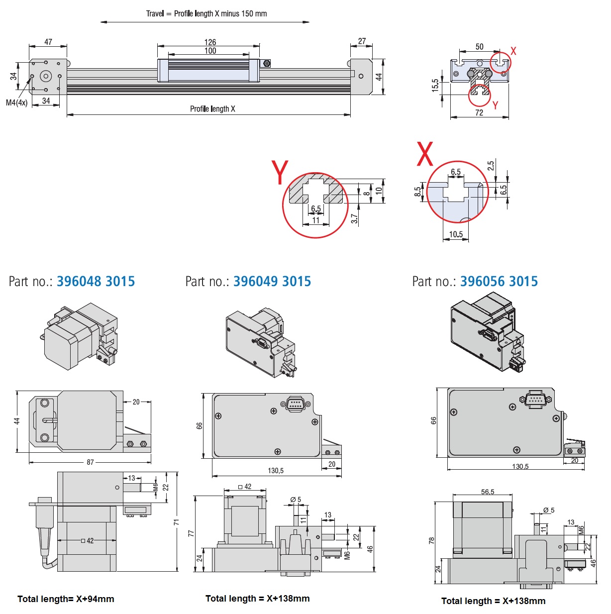 LEZ 1 with Linear Bearing Carriage Dimensions