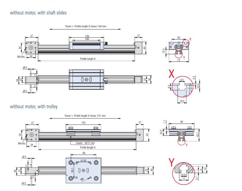 Dimensioned drawings of LEZ 1