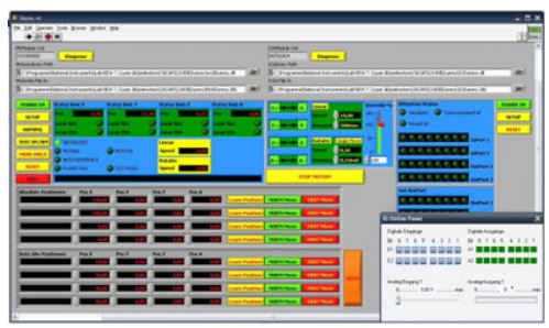 LabVIEW Driver Interface Screen