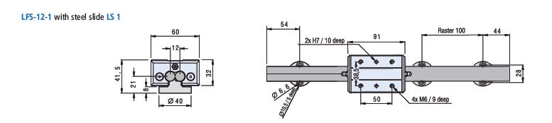 LFS 12-1 with Steel Slide