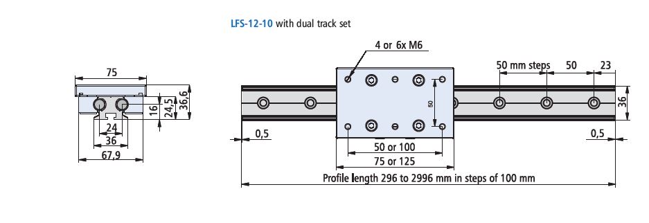 LFS 12-10 With Dual Track Set