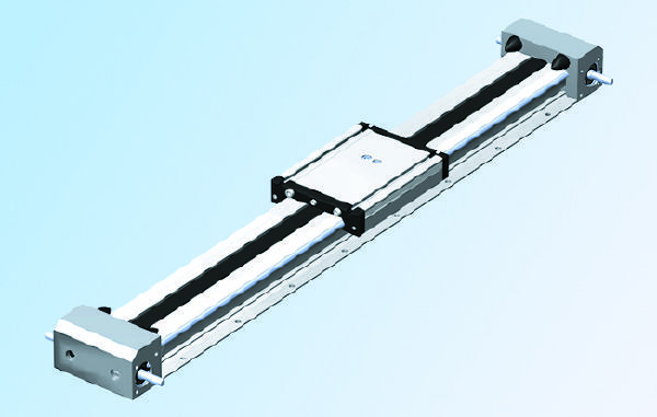 Linear Rails CNC Belt Linear Guide 600mm Stroke CNC Belt Drive Linear Guide Slide Rail Actuator with 23 Motor Base Guide Length: 600mm 