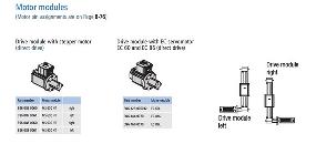 LEZ3 Belt Actuator motor dimension drawing