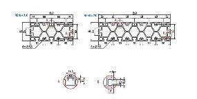 RE 65 Aluminum Extrusion Table Plate Dimensioned Drawing