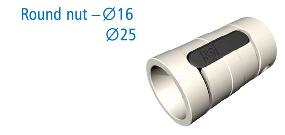 Series KM 16 mm Diameter Ball Nut