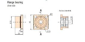 Flange Bearing Drive Side Dimensions