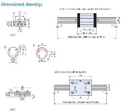 Linear Guide Rail LFS 8-1 Drawing