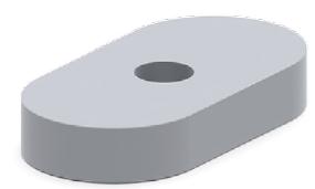 Flat Oval T Nut