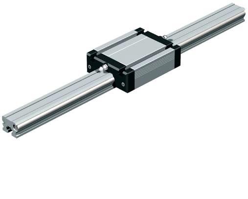 Narrow profile 8mm rail and bearings