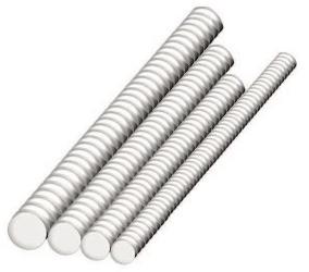 12mm, 16mm, 20mm and 25mm diameter ball screws