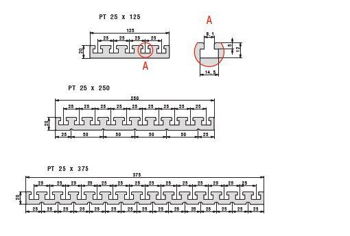 T slot extrusion sizes chart T slot extrusion sizes chart